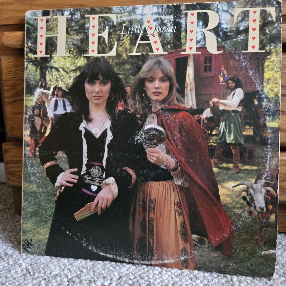 1977 HEART - "Little Queen" Vinyl LP Album CBS Inc Portrait Stero.